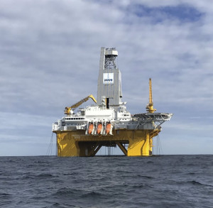 Brønnen ble boret av riggen Deepsea Nordkapp. (Foto: Odfjell Drilling)